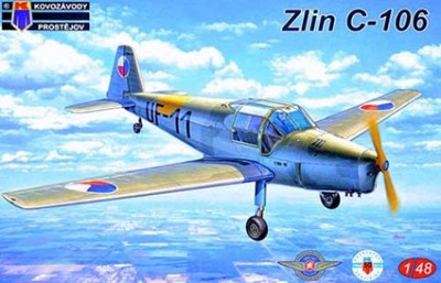 Kovozavody Prostejov 48009 Zlin C-106 (2x CZ, Hungary, Egypt) 1/48