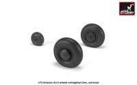 Armory ARAW72057 Antonov An-2/An-3 Colt wheels with weighted tires/tyres 1/72