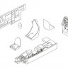 CMK 4251 Ju88A-interior set for B-stand pos.with 2 MG81 Drag 1/48