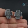 Quinta Studio QD48571 AH-64A (Hasegawa) 3D Декаль интерьера кабины 1/48