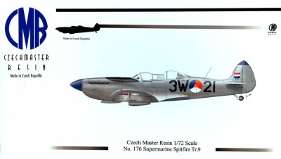 CZECHMASTER CMR-72176 1/72 Supermarine Spitfire Tr.9 (resin kit)