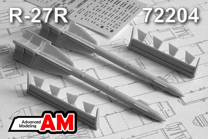Advanced Modeling AMC 72204 Р-27Р Авиационная управляемая ракета 1/72