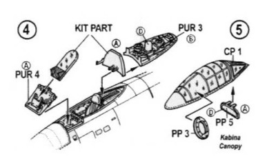 CMK 7033 F-84 - interior set for TAM 1/72