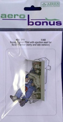 Aerobonus 480211 Soviet Fighter Pilot w/ ej.seat Su-27 Flanker 1/48