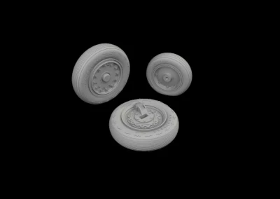 Eduard 648934 BRASSIN J-35 Draken wheels Type 1 (HAS) BRASSIN