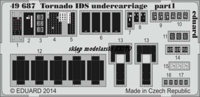 Eduard 49687 Tornado IDS undercarriage