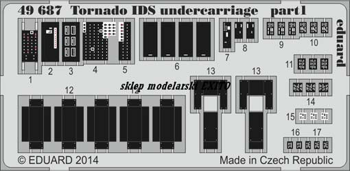 Eduard 49687 Tornado IDS undercarriage