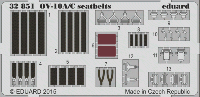 Eduard 32851 OV-10A/C seatbelts