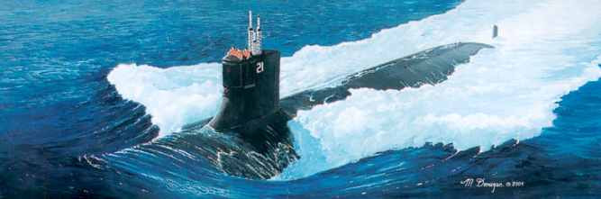 Trumpeter 05904 Подводная лодка SSN-21 "Си Вулф" 1/144
