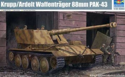 Trumpeter 01587 Немецкая САУ Крупп/Арделт 88мм РАК-43 1/35