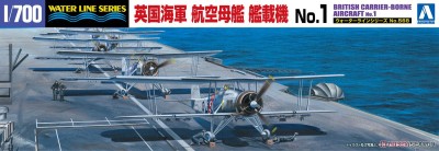 Aoshima 059425 Royal Navy Carrier-Based Plane No.1 1/700