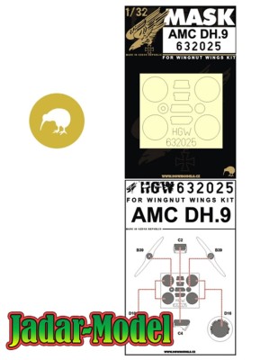HGW 632025 AMC DH.9 маска 1/32