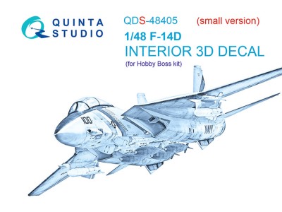 Quinta studio QDS-48405 F-14D (Hobby Boss) (Small version) 1/48