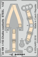 Eduard 33199 I-153 Chaika seatbelts STEEL 1/32