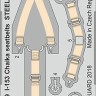 Eduard 33199 I-153 Chaika seatbelts STEEL 1/32