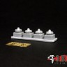ЭВМ RS70001 Комплекс РЭБ "Волнорез" (комплект из 4-х установок) 1/72