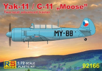 RS Model 92166 Yak-11 / C-11 "Moose" 1/72