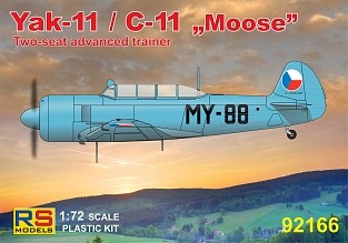 RS Model 92166 Yak-11 / C-11 &quot;Moose&quot; 1/72