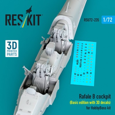 Reskit U72235 Rafale B cockpit - Basic (HOBBYB) 1/72