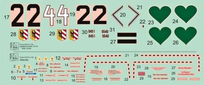HM Decals HMD-72058 1/72 Decals Fw 190A Jagdgeschwader JG 54
