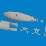 Eduard 6481077 BRASSIN P-40 250lb Mk.2 British bomb (EDU) 1/48