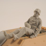 CMK F35260 German WW II Hetzer Sitting Infantry man 1/35