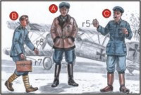 CMK F72044 Richthoffen Flying Circus WW I (3 fig. ) 1/72
