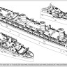 Combrig 70697WL RMS Queen Mary Troopship, 1942 fit 1/700