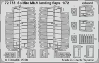 Eduard 72753 SET Spitfire Mk.V landing flaps (EDU) 1/72