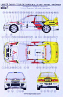 Reji Model M349 Lancer EVO III 1997 Tour de Corse Rallye 1/24