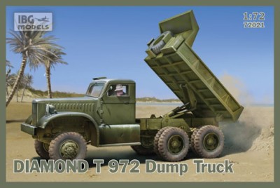 IBG Models 72021 Diamond T 972 Dump Truck 1/72