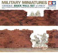 Tamiya 35028 Набор фрагментов кирп.стен 4 вида для диорам 1/35