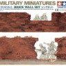 Tamiya 35028 Набор фрагментов кирп.стен 4 вида для диорам 1/35