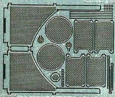 Aber 35G13 Grill cover for King Tiger (Henschel turret)