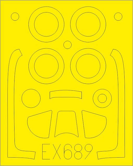 Eduard EX689 Mask 1/48 P-51D-5 (AIRF)