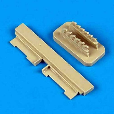 QuickBoost QB72280 P-51B/C Mustang exhaust 1/72