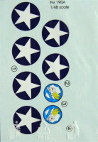 LF Model C4845 Decals Captured Fw 190A Part I. (EDU) 1/48