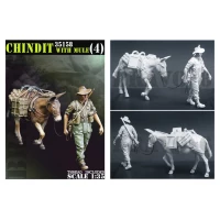 Bravo6 35158 Chindit with mule (4) 1/35