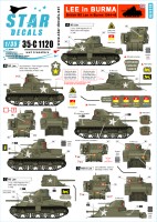 Star Decals 35-C1120 Lee in Burma. British M3 Lee in Burma 1944-45 1/35
