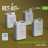 Reskit AVU35004 Modern army water cans - big set (3D Printed) 1/35