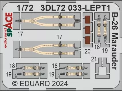 Eduard 3DL72033 B-26 Marauder SPACE (HAS / EDU) 1/72