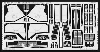 Eduard 32204 P-47M undercarriage HAS