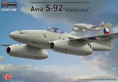 Kovozavody Prostejov CLK015 Avia S-92 Vlastovka, ex-HELL/SM?R (CLUB LINE) 1/72