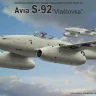 Kovozavody Prostejov CLK015 Avia S-92 Vlastovka, ex-HELL/SM?R (CLUB LINE) 1/72