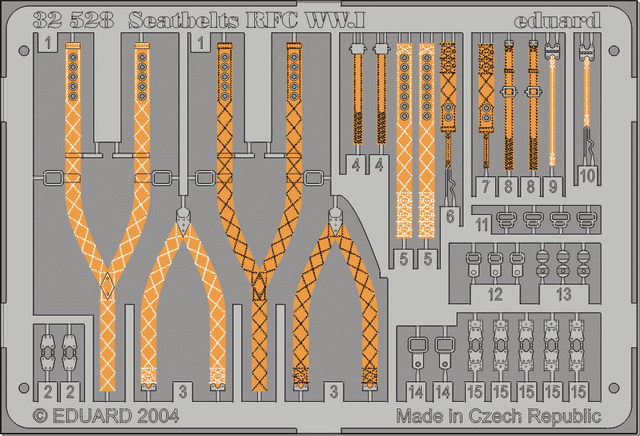 Eduard 32528 Seatbelts RFC WWI
