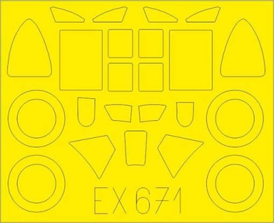 Eduard EX671 Mask 1/48 Bloch MB.151 (DORAW)