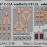 Eduard 49797 T-33A seatbelts STEEL 1:48