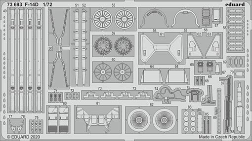 Eduard 73693 SET F-14D (G.W.H.)