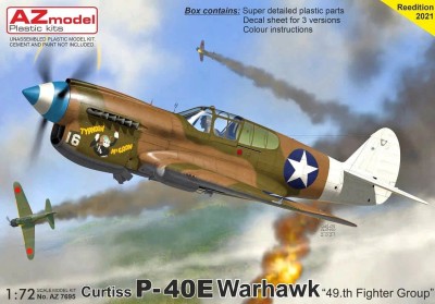 Az Model 76095 Curtiss P-40E Warhawk '49th Fighter Group' 1/72