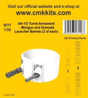 CMK SP6011 AH-1G Turret Armament (Minigun&Gren.Launcher) 1/35